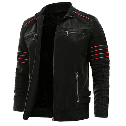 Tavron | Stylische Motorradlederjacke für Männer