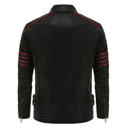 Tavron | Stylische Motorradlederjacke für Männer