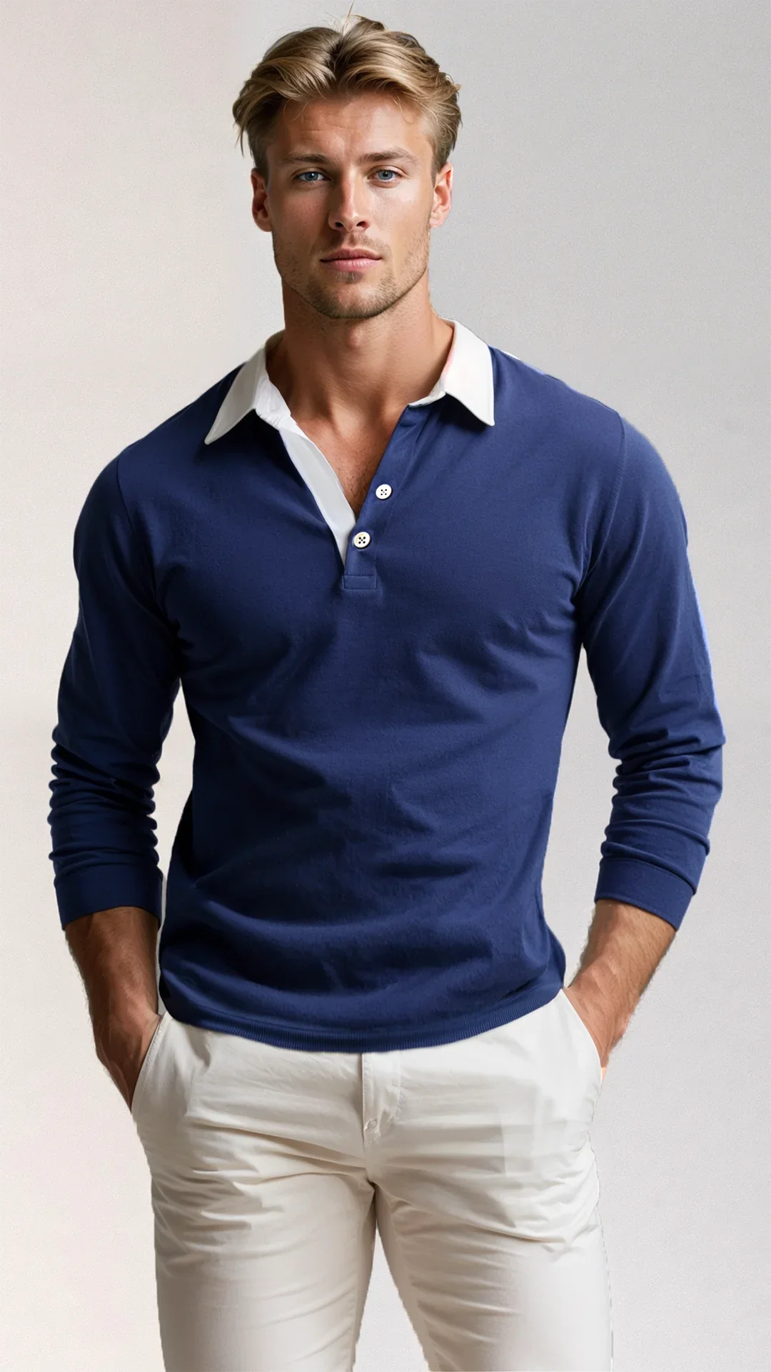 Solvera | Stilvoller Polo-Pullover