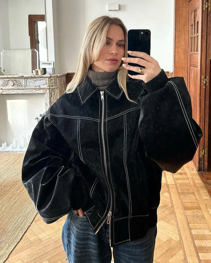 Gerda™ - Oversized Bomberjacke