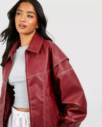 Gerda™ - Oversized Bomberjacke