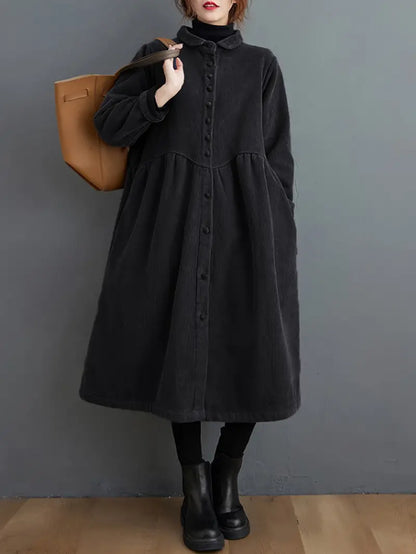 Modisca | Komfortables Cordkleid mit Stil
