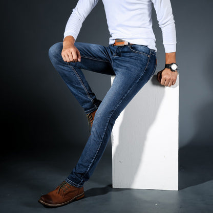 Movara | Slim-Fit-Stretch-Shaping-Denim-Jeans für Herren