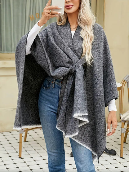 Polarix | Kaschmir-Poncho | Stilvolle Eleganz und Gemütlicher Komfort