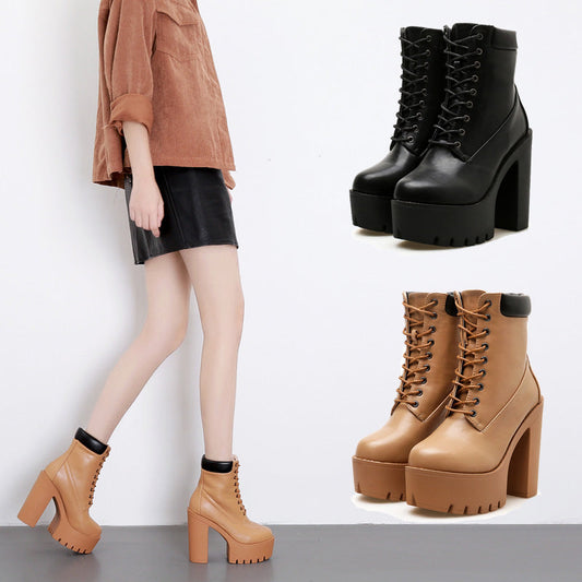 Modivy | Modische Ankle Boots mit hohem Absatz