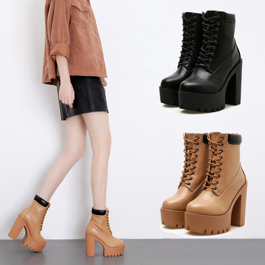 Luxeon | Elegante und stilvolle Stiefelette mit hohem Absatz