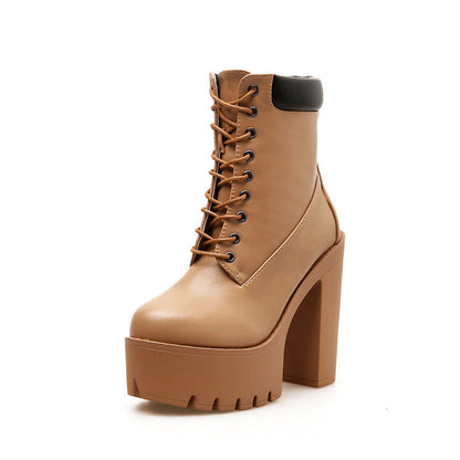 Luxeon | Elegante und stilvolle Stiefelette mit hohem Absatz