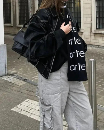 Gerda™ - Oversized Bomberjacke