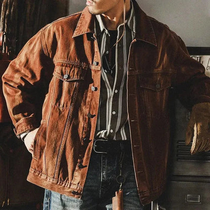 Nuvia | Herren Denim-Jacke aus hochwertiger Baumwolle
