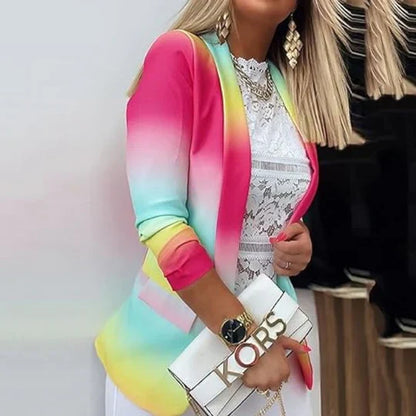 Aura | Chic Tie-Dye Blazer für Frau