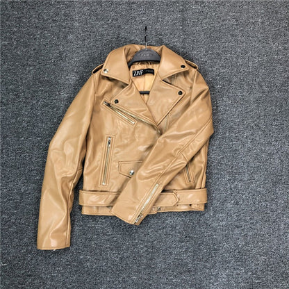 ModaLuxe | Schicke Slim-Fit-Lederjacken für Frauen
