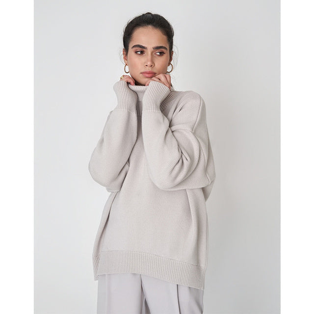 Sequinna | Eleganter Damen Rollkragenpullover für Stil und Komfort