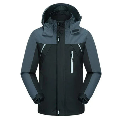 DualShield | Zweifarbige Winterjacke für Herren