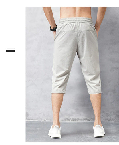 Beigean | Schnelltrocknende Badeshorts aus Nylon in 3/4-Länge
