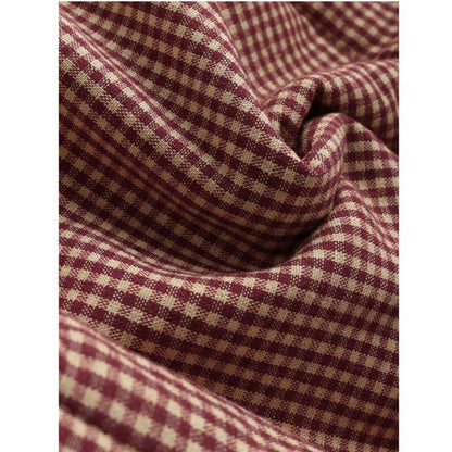 Arcticora | Damen Jacke im Plaid-Design mit Fleece-Innenfutter, Kapuze und Knopfverschluss