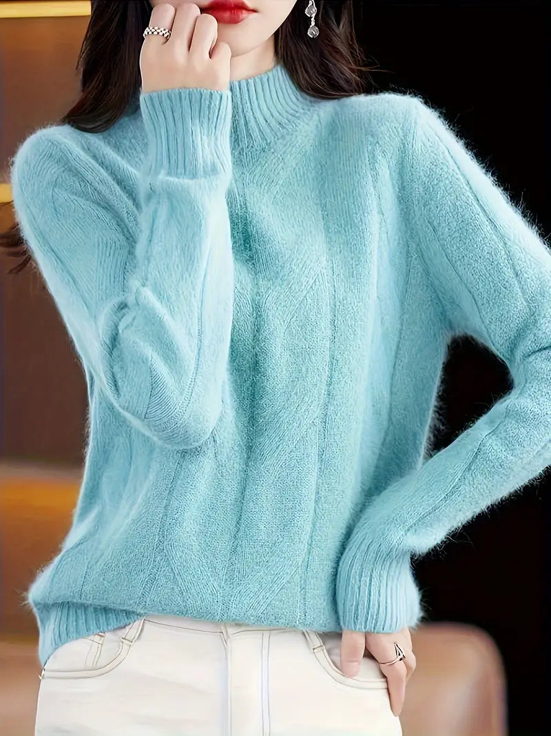 Divina | Warmer, Stilvoller Strickpullover für Damen