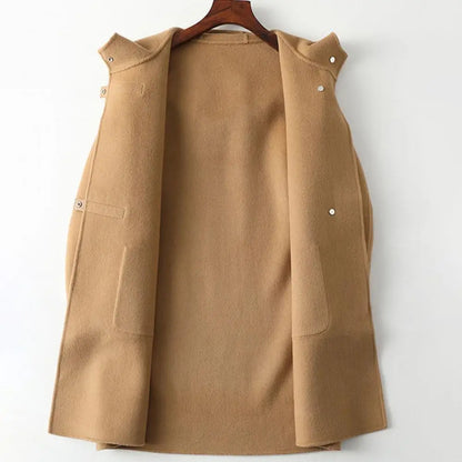 Fitora | Kaschmirjacke mit doppelt gemusterter Kapuze