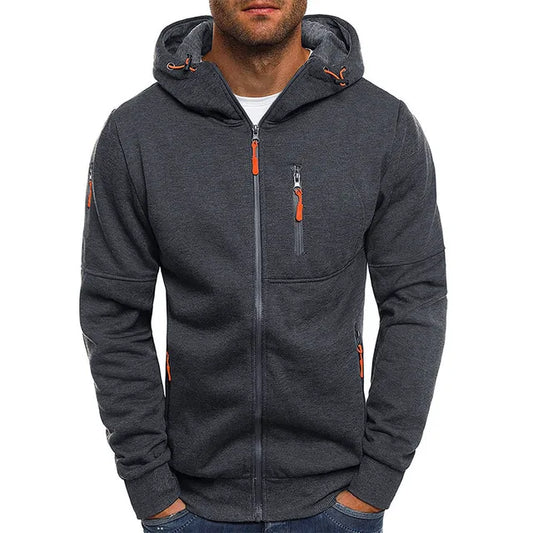 Styloria | Herren Tech-Fleece-Jacke mit Stil und Funktionalität