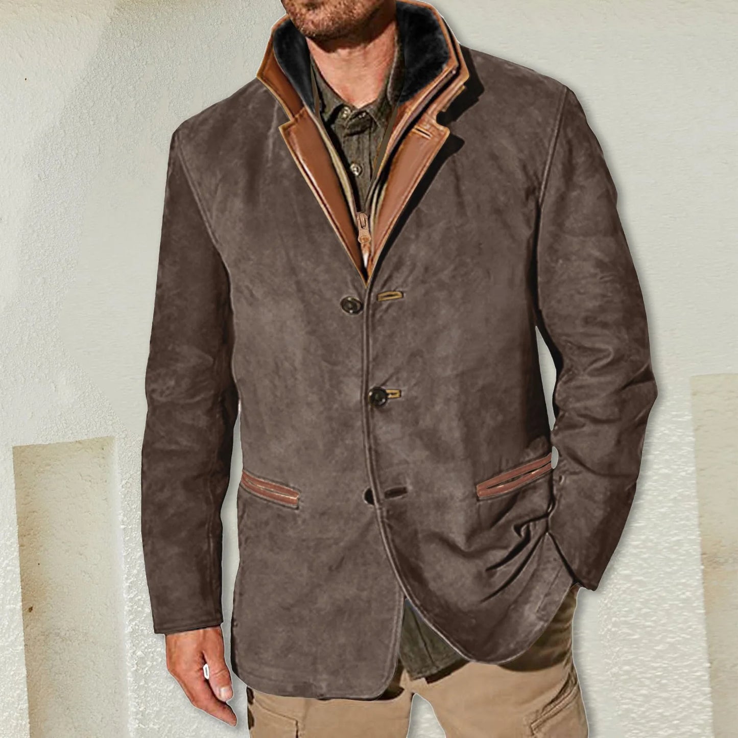 Shimmerlux | Stylische Herbstjacke für Herren im Casual-Look
