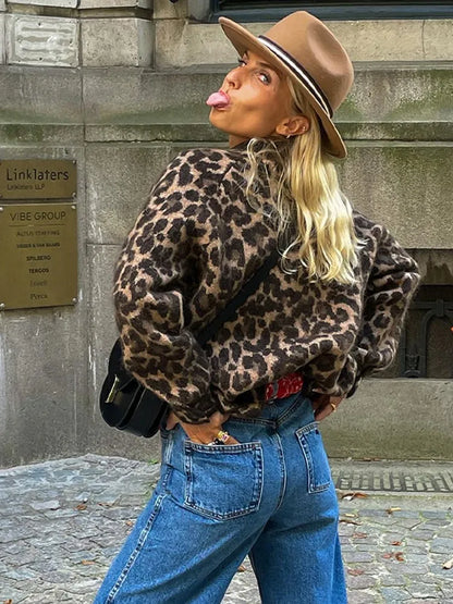 Nimbus – Leopard Strickjacke