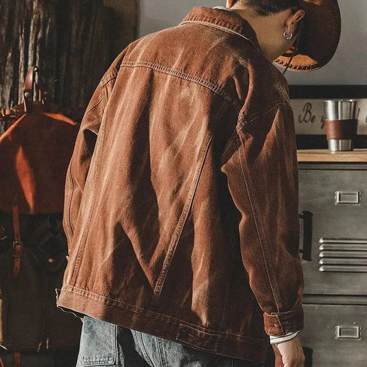 Nuvia | Herren Denim-Jacke aus hochwertiger Baumwolle