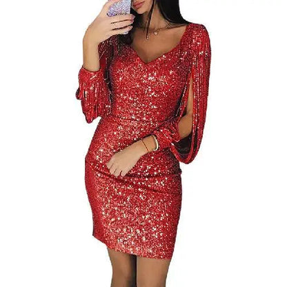Opulenz | Glänzendes Pailletten-Minikleid