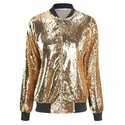 Climara | Glam Pailletten-Bomberjacke