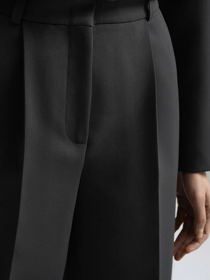 Urbanite | Damen Langärmliges Top mit Geradem Schnitt und Hose für einen Modischen Look