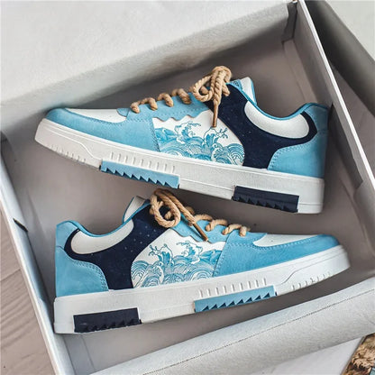 Chicsole | Trendige Sneakers für Männer mit stylischem Print und Schnürung