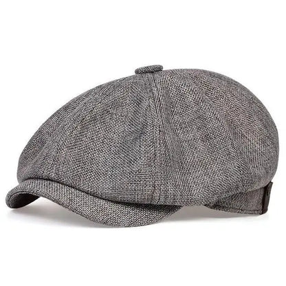 Warmor | Hochwertige Herren Newsboy-Mütze im Vintage-Stil aus Baumwolle