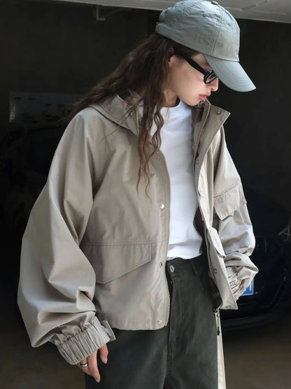 Frostora | Damen Kapuzenjacke mit Lockerem Schnitt und Kuscheligem Design