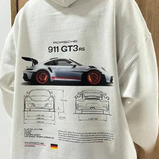 Snugza | Übergrößen Racing Hoodie für ultimativen Komfort