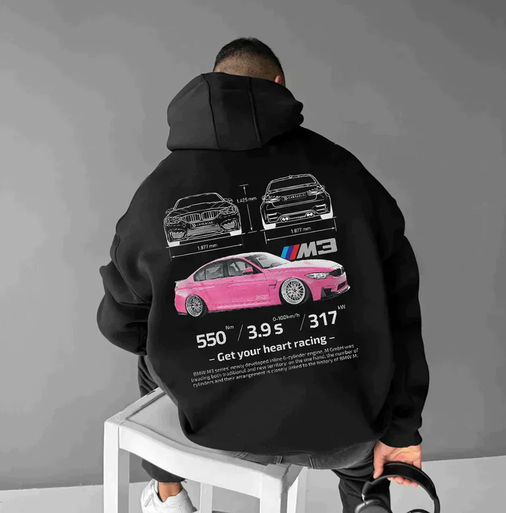 Snugza | Übergrößen Racing Hoodie für ultimativen Komfort