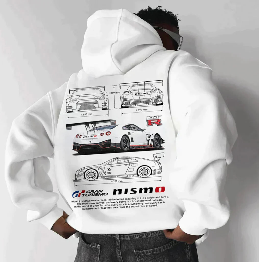 Snugza | Übergrößen Racing Hoodie für ultimativen Komfort