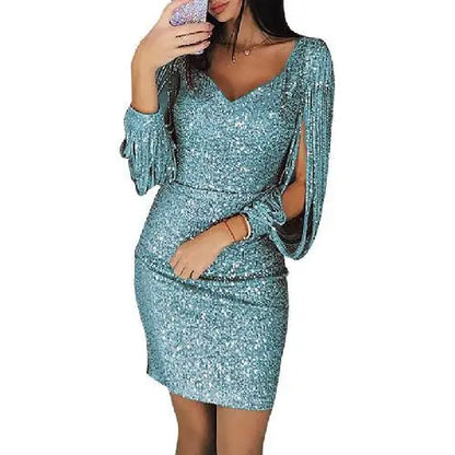 Opulenz | Glänzendes Pailletten-Minikleid