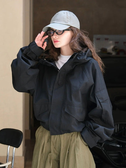 Frostora | Damen Kapuzenjacke mit Lockerem Schnitt und Kuscheligem Design