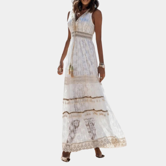 Nobleth | Festival-taugliches Boho-Spitzen-Maxikleid