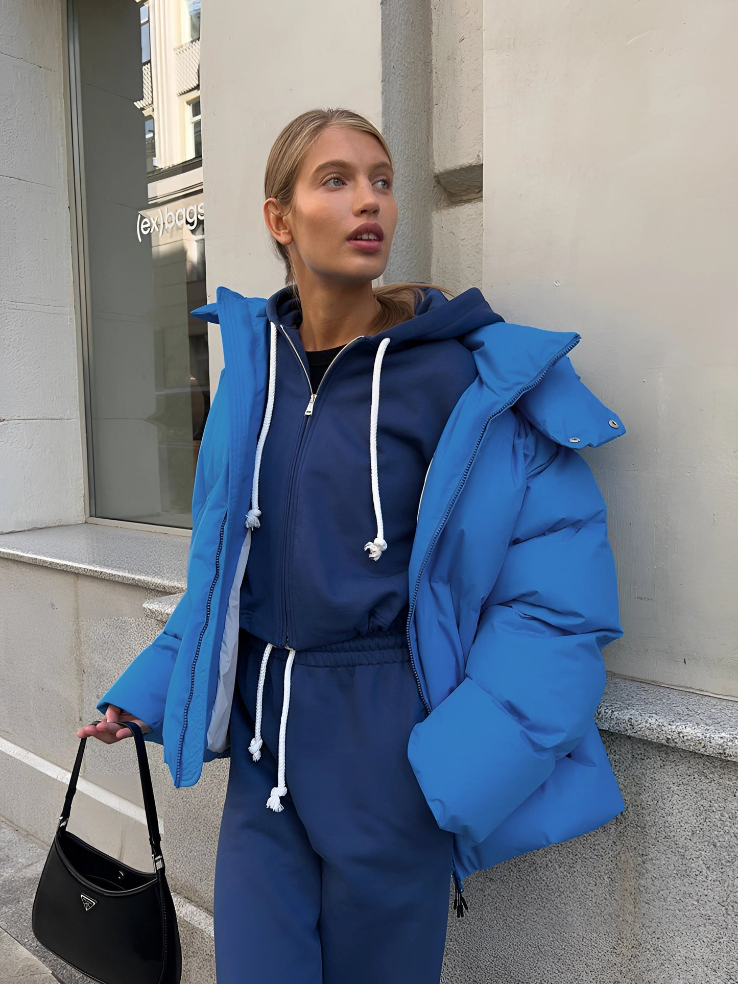 Cozy | Elegante und stilvolle Damen-Kapuzenjacke in Übergröße