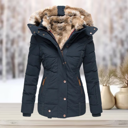 FrostHaven | Gefütterte Jacke mit Kapuze