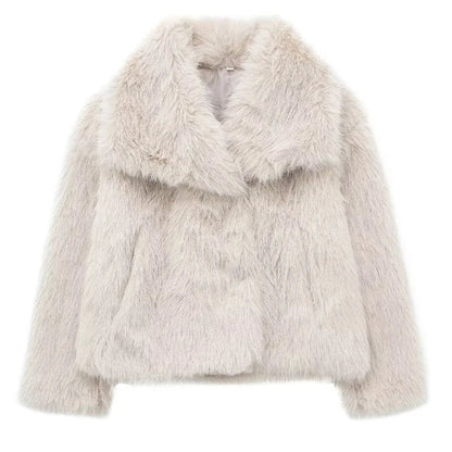 FurNest | Damen-Kunstpelz-Jacke