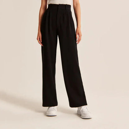 Flow™ - Elegante Hose mit weitem Bein und hohem Bund