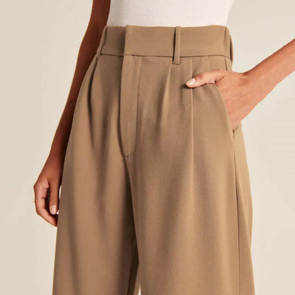 Flow™ - Elegante Hose mit weitem Bein und hohem Bund