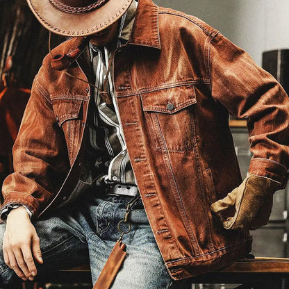 Nuvia | Herren Denim-Jacke aus hochwertiger Baumwolle