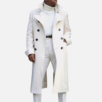 Nova™ | Einfarbiger Mantel für Herren im Herbst-Stil