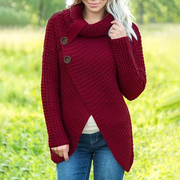 Flexura | Lässiger Pullover mit asymmetrischen Ärmeln und schlichtem Design