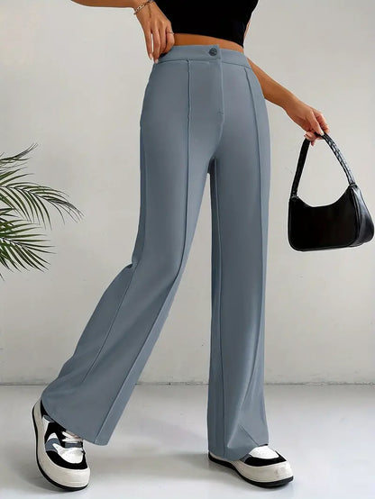 EleganzFit - Hochtaillierte Slim Fit Pants | Stilvolle Eleganz für jede Figur
