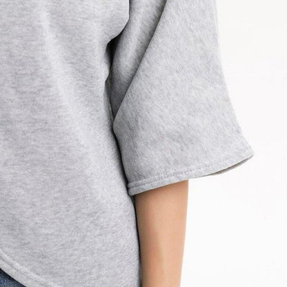 Celdara | Damen Rollkragenpullover mit Fledermausärmeln und asymmetrischem Schnitt
