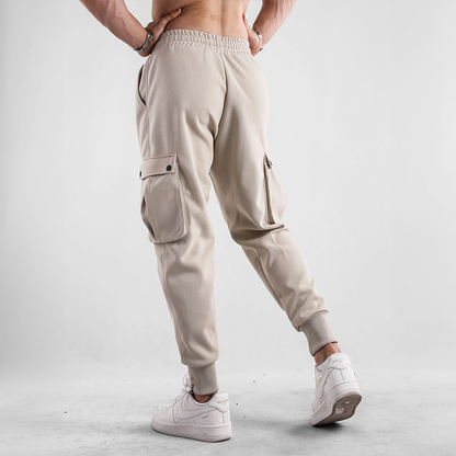 Beuger | Bequeme Cargo-Jogginghose für Herren mit Taschen
