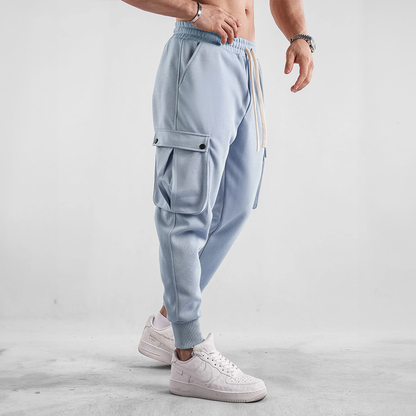 Beuger | Bequeme Cargo-Jogginghose für Herren mit Taschen