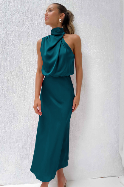 Doralyn | Elegantes asymmetrisches Midikleid